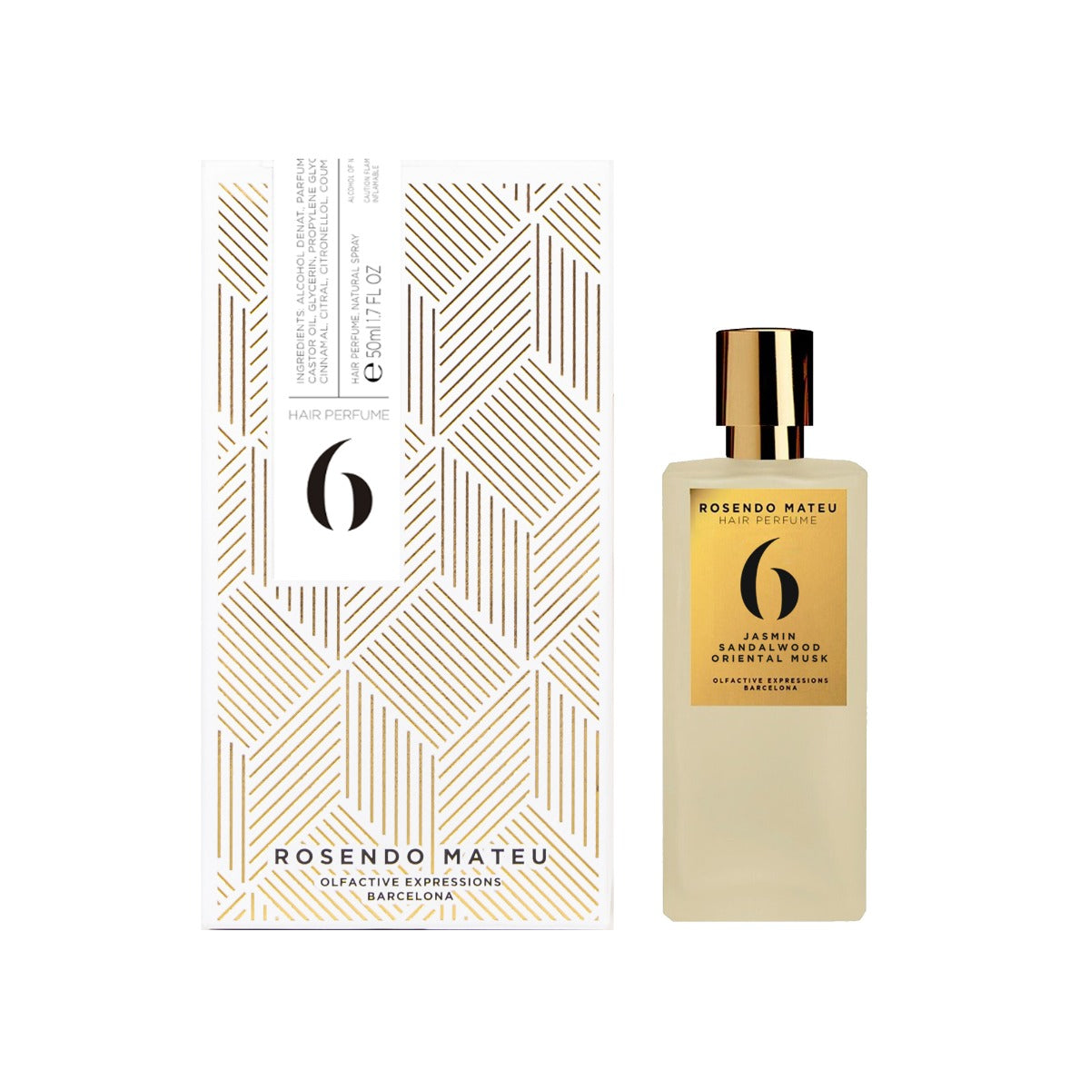 رقم 6 عطر للشعر